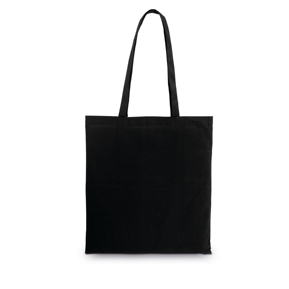 CARACAS. Tragetasche aus 100% Baumwolle (140 g/m²) - schwarz