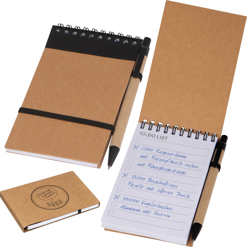 Ringbuch mit Kugelschreiber und "To do Liste" EUGENIO