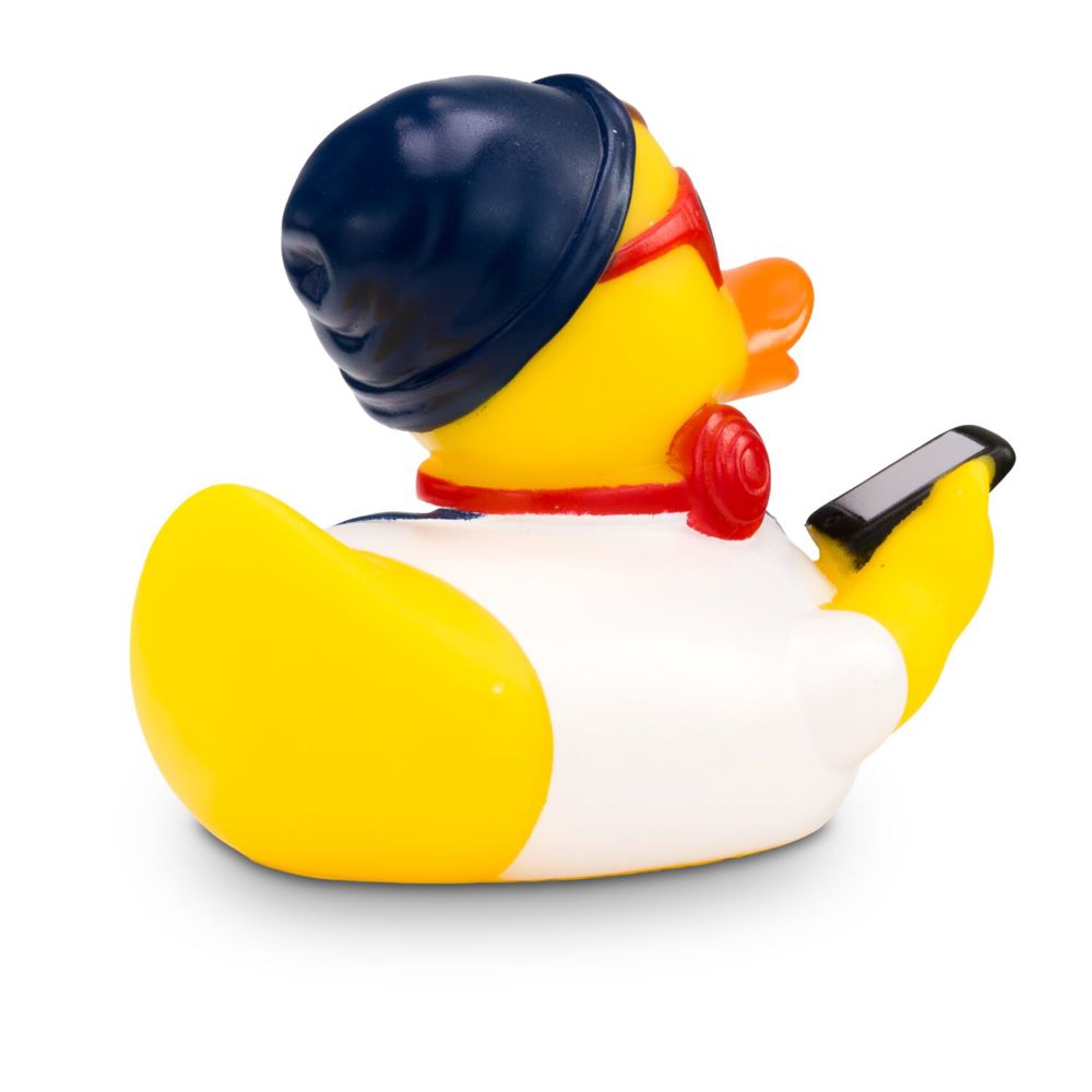 Werbeente Hannes Hipster weißes Shirt