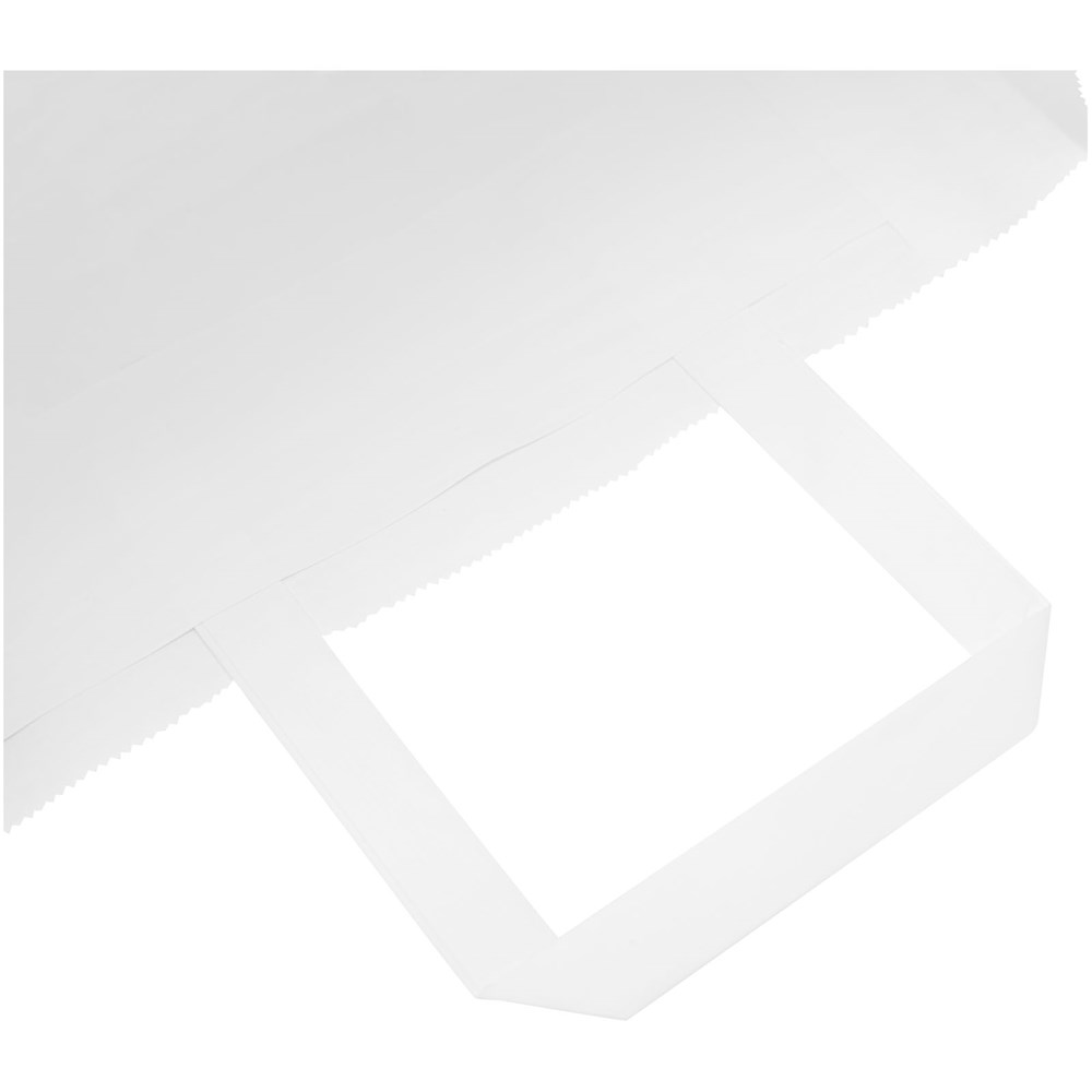 Kraftpapiertasche 80-90 g/m² mit flachen Griffen – 25 × 11 × 31 cm