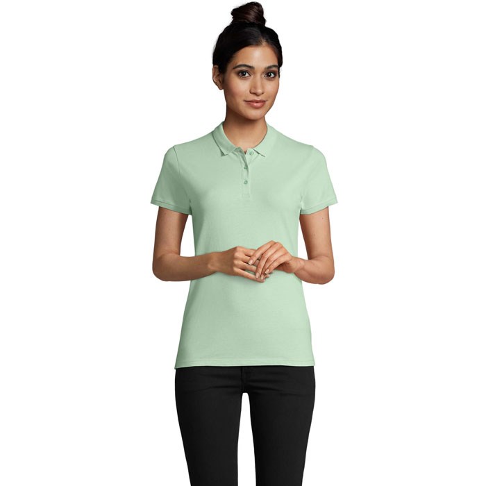 PLANET WOMEN - PLANET WOMEN Polo 170g - Frozen Green