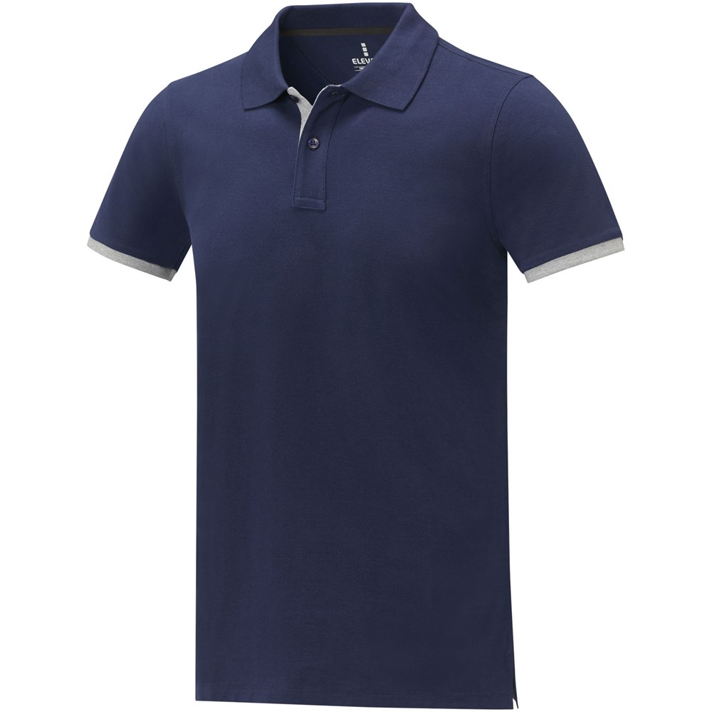 Morgan Polo für Herren, zweifarbig - navy