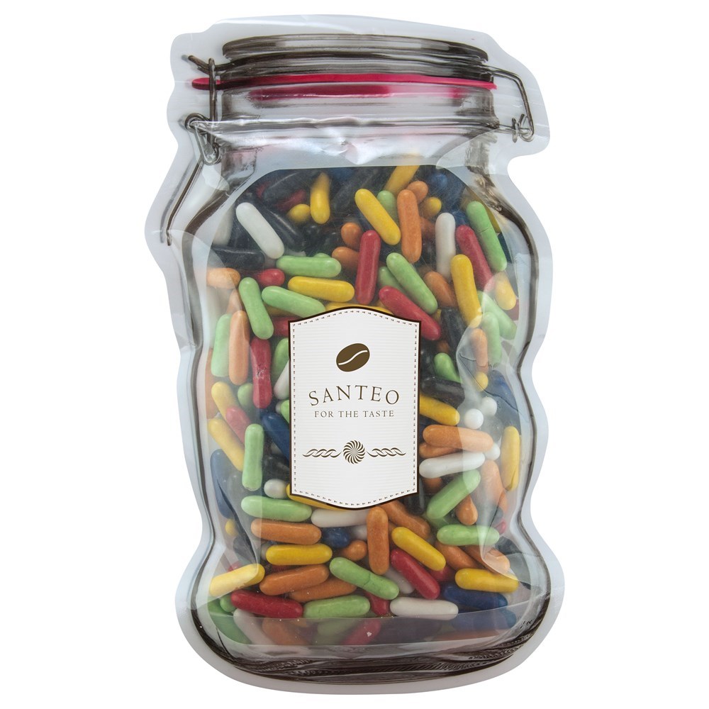 Briefkasten-"Weckglas" maxi mit Süßigkeiten