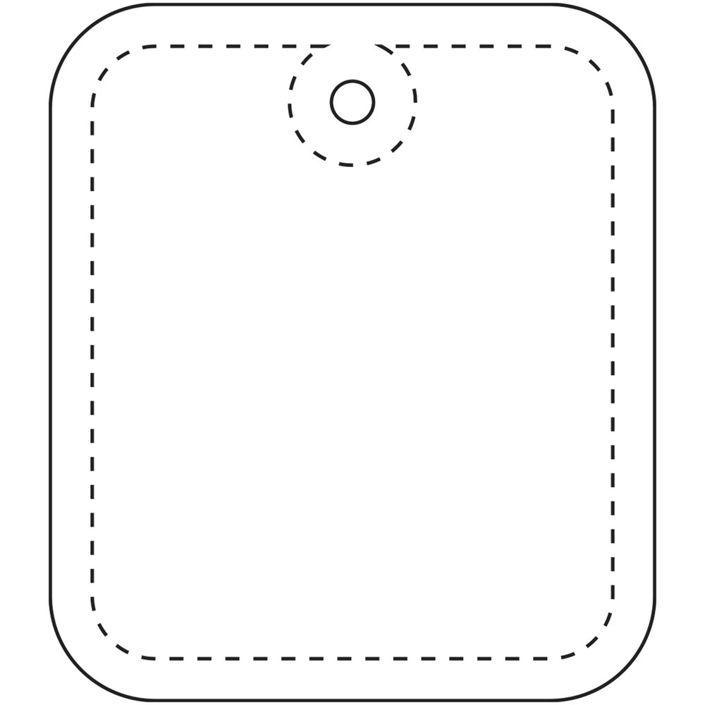 RFX™ H-20 rechteckiger reflektierender PVC-Anhänger XXL