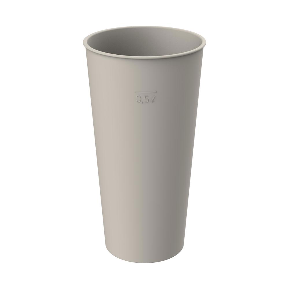 Bio-Trinkbecher "Colour" 0,5 l - haselnuss