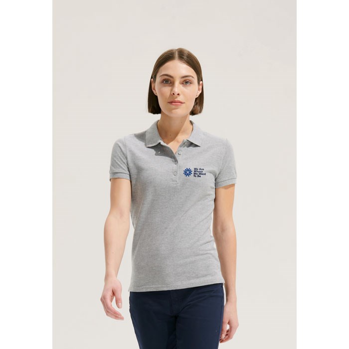 PEOPLE - PEOPLE DAMEN POLO 210g