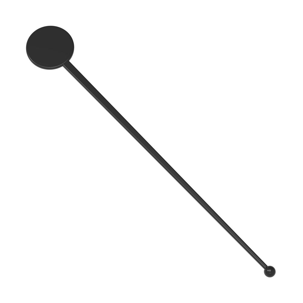 Cocktail-Rührstab "Rund" - Schwarz