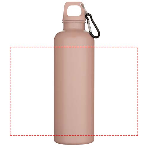 Oregon 750 ml einfarbige RS-zertifizierte Wasserflasche aus recyceltem Kunststoff mit Karabinerhaken  