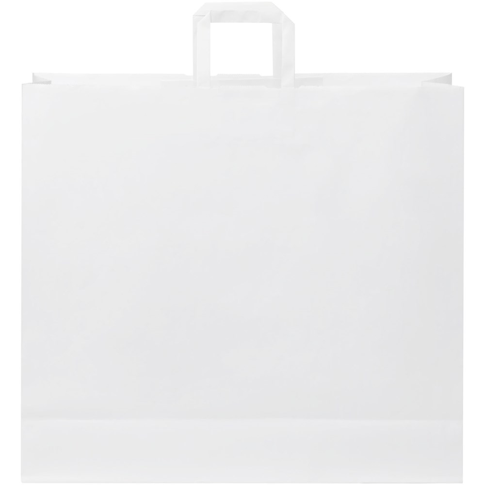 Kraftpapiertasche 90-100 g/m² mit flachen Griffen – 49,5 × 14 × 44 cm