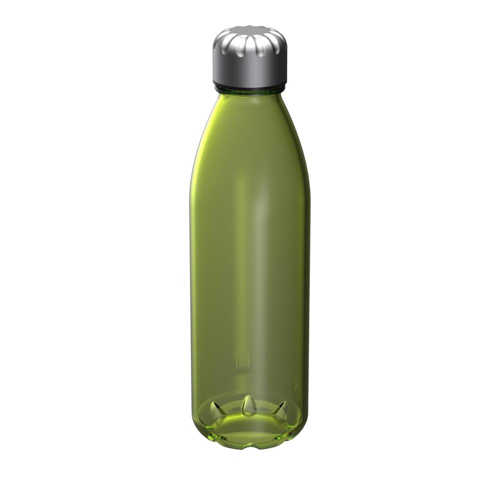 Glasflasche "Colare", 0,60 l - transparent-grün