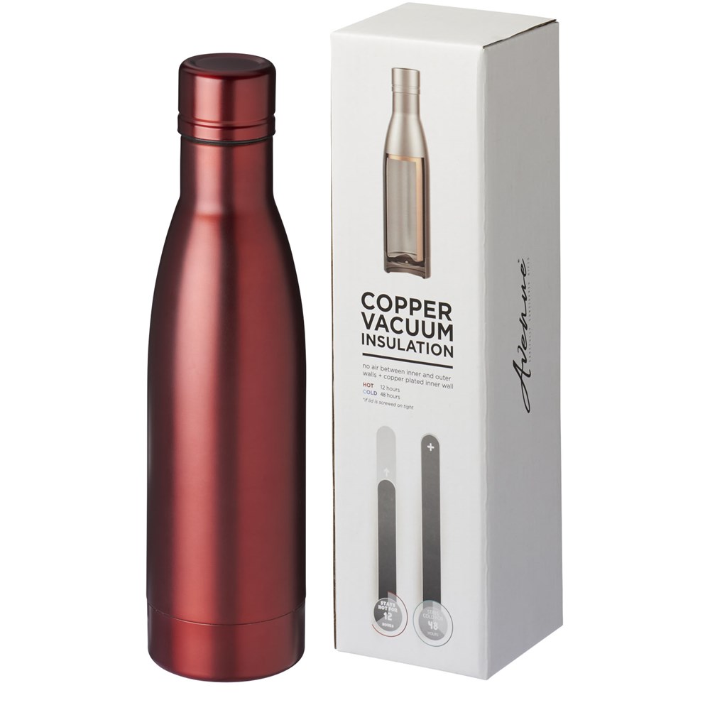 Vasa 500 ml Kupfer-Vakuum Isolierflasche - rot