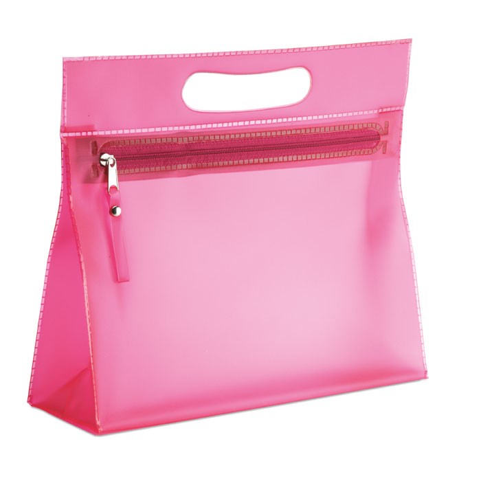 MOONLIGHT - Transparente Kosmetiktasche - Fuchsie