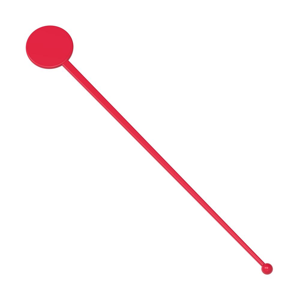 Cocktail-Rührstab "Rund" - standard-rot