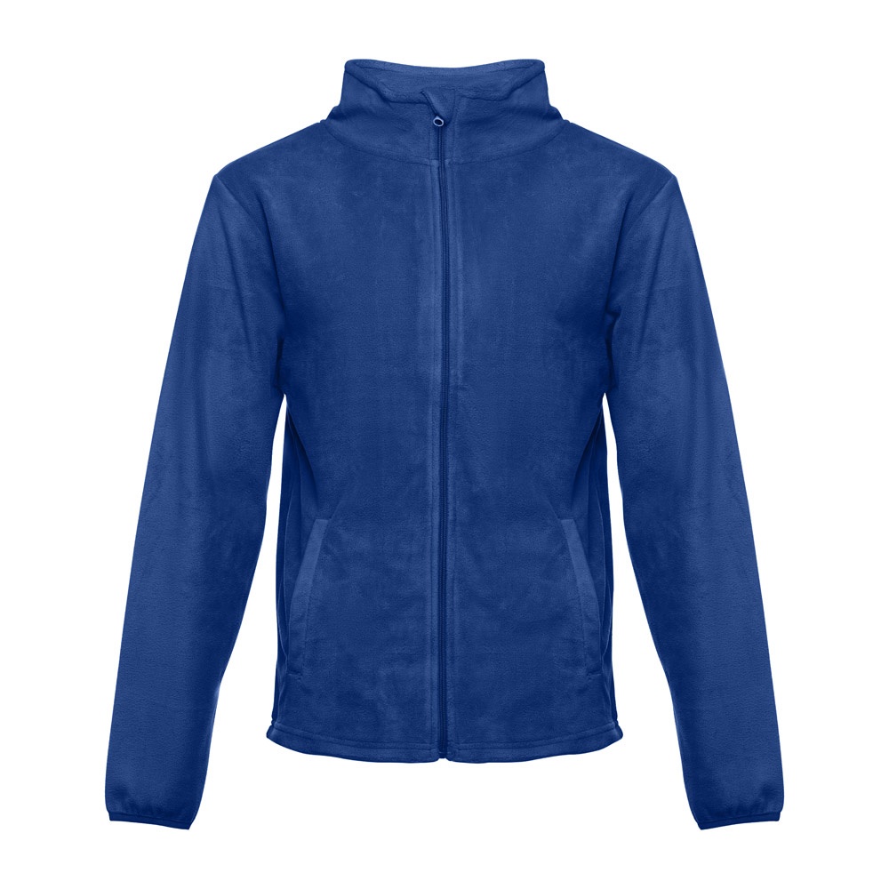 THC HELSINKI. Herren-Fleecejacke aus Polyester - Königsblau