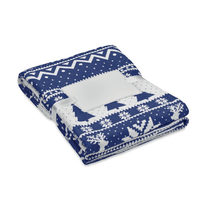 TOSTI - RPET-Fleece-Decke 190 g/m² - blau