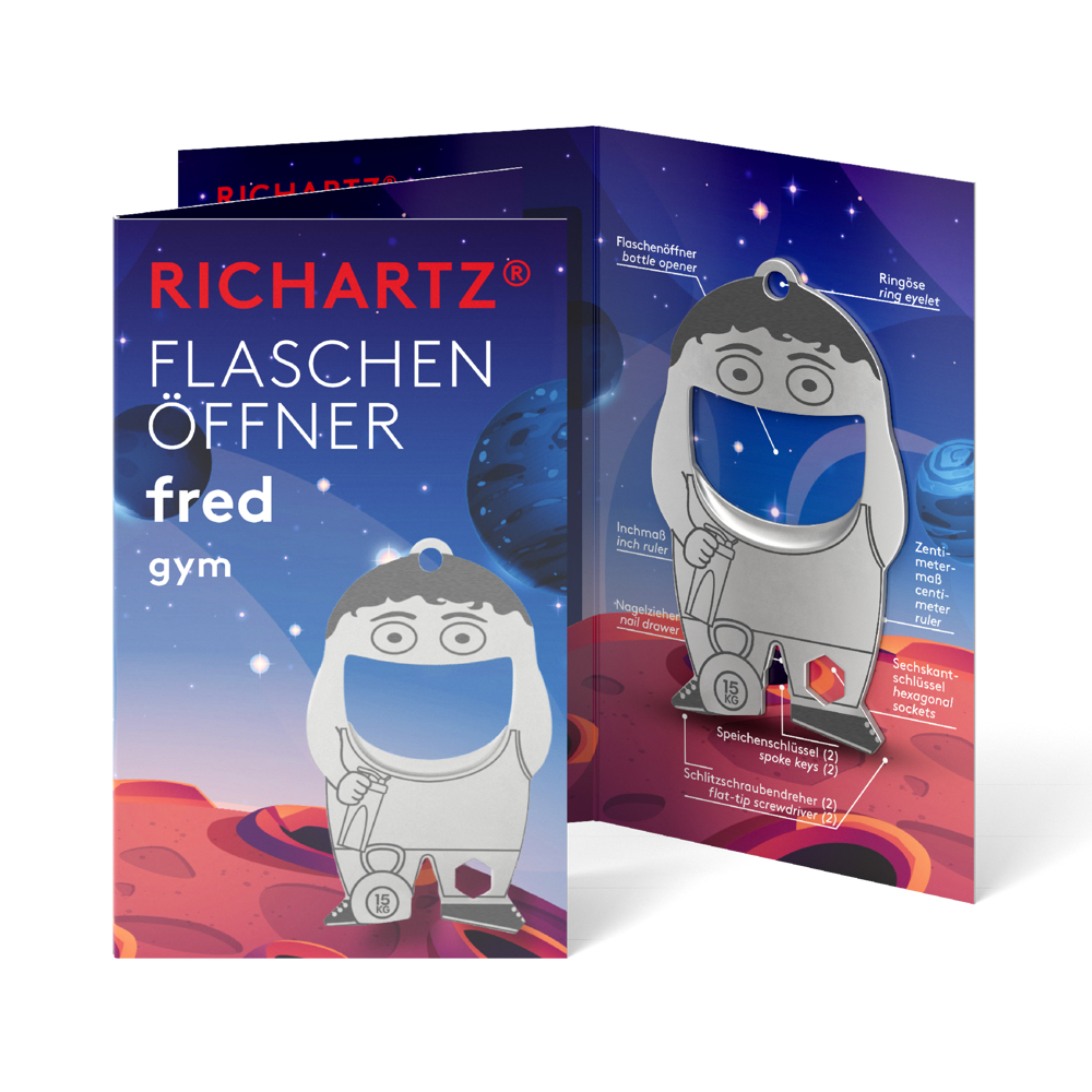 RICHARTZ® FLASCHENÖFFNER fred gym