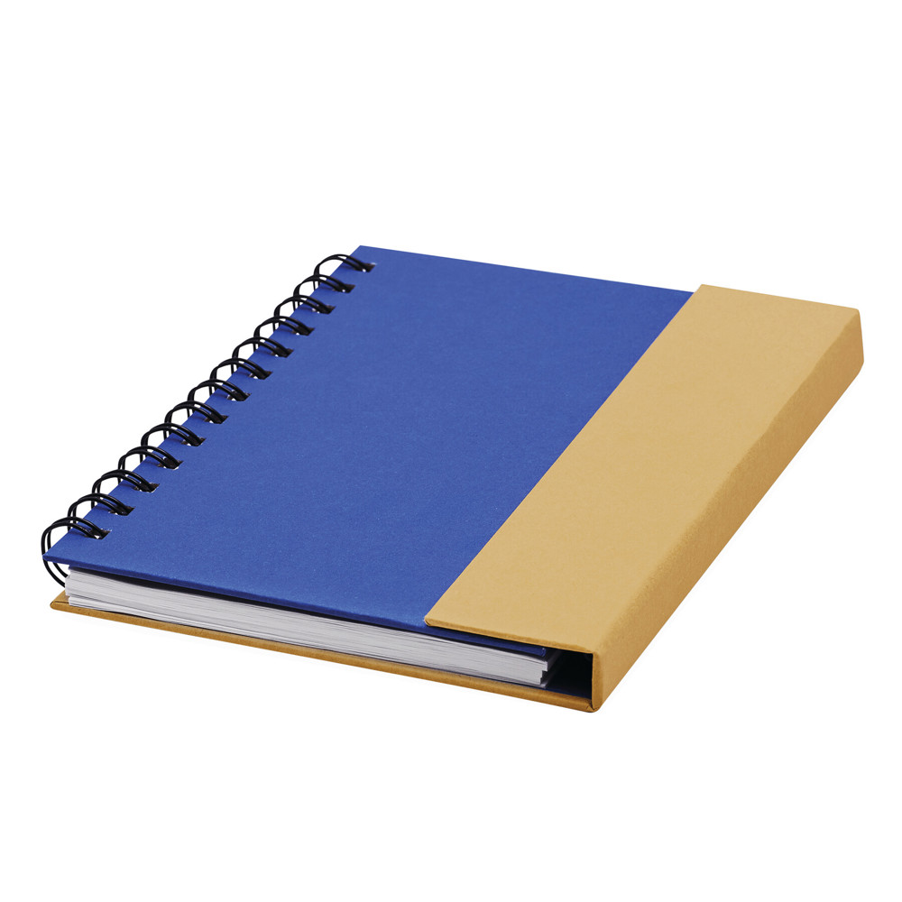 MAGNY - Notizbuch - blau, natur