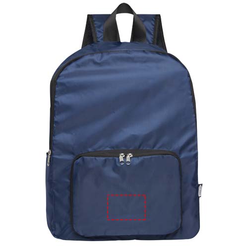 EcoFold faltbarer RPET Rucksack 15 L