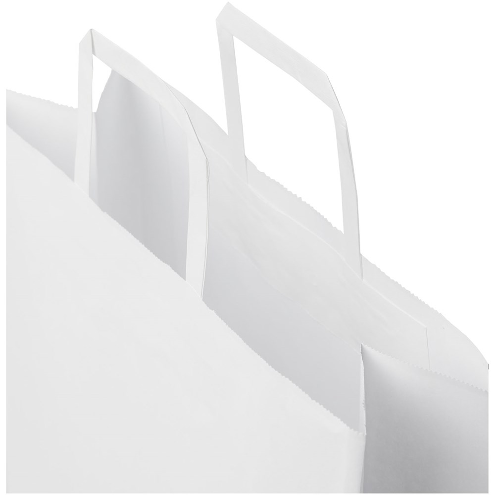 Kraftpapiertasche 80-90 g/m² mit flachen Griffen – 32 × 12 × 40 cm