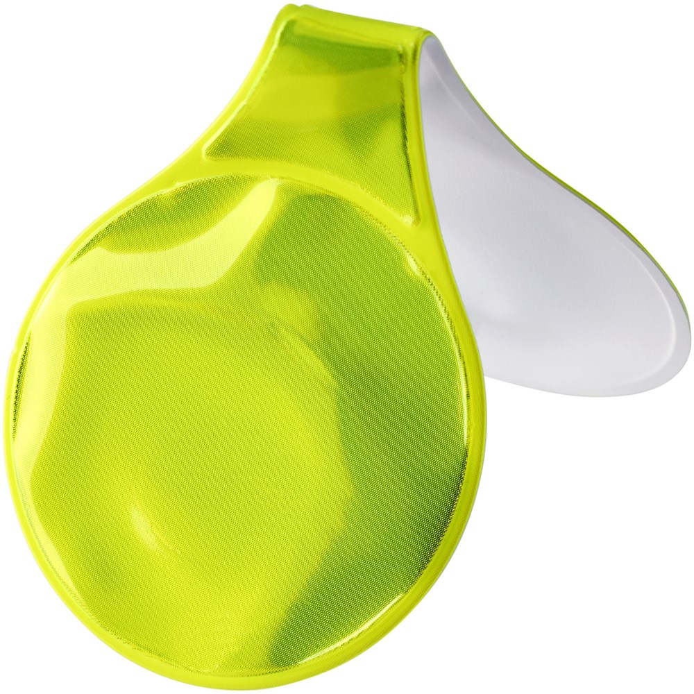 RFX™ M-10 Runder, reflektierender PVC-Magnet, klein - neongelb
