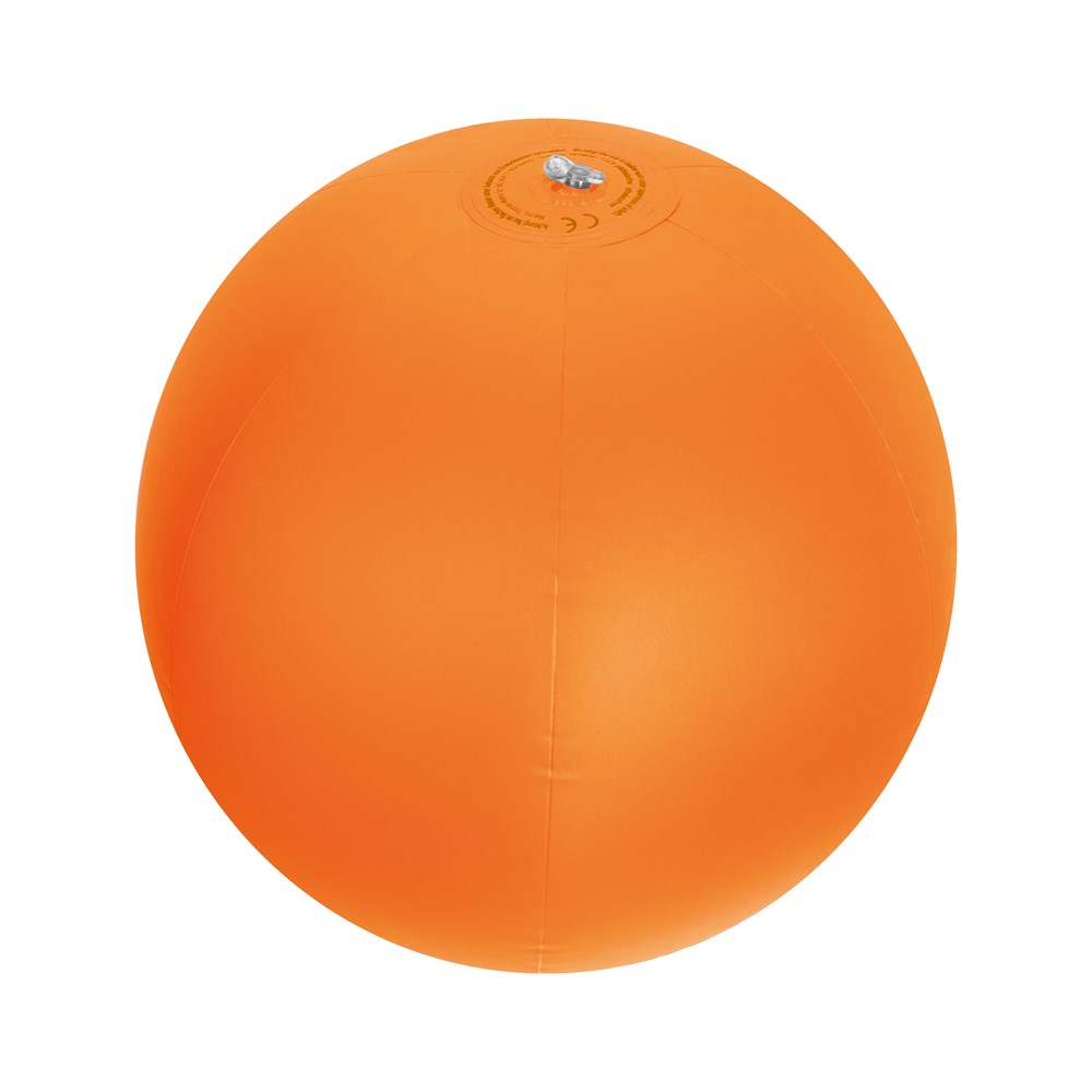 Strandball aus PVC mit einer Segmentlänge von 40 cm - orange