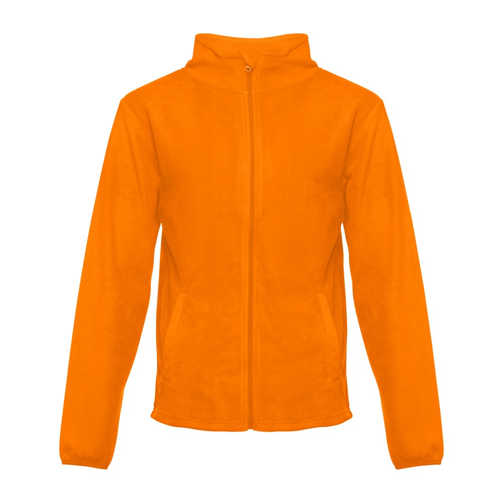 THC HELSINKI. Herren-Fleecejacke aus Polyester - orange