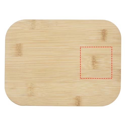 Roby 1000 ml Glas Lunchbox mit Bambusdeckel