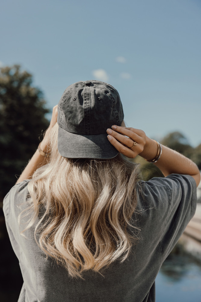 BEAU AWARE™ Washed 6-Panel Kappe aus 270gr/m² Baumwolltwill