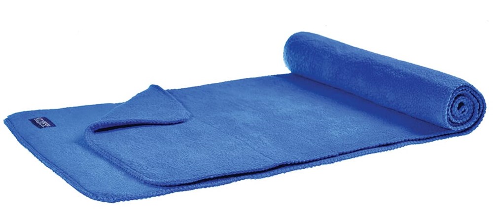 Fleece-Schal deluxe - Royalblau (PMS 286c) / Koningsblau
