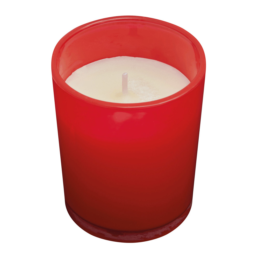 SPHERE - Kerze im Glas - rot