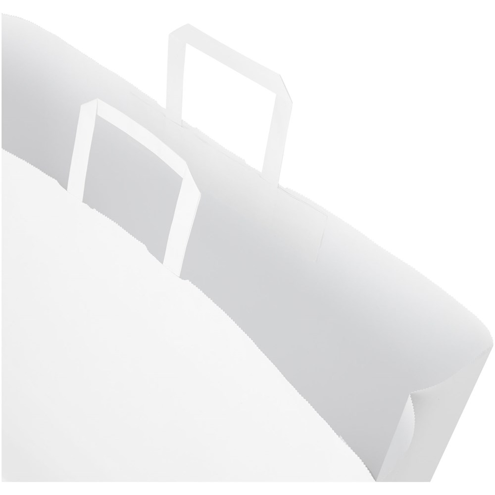 Kraftpapiertasche 90-100 g/m² mit flachen Griffen – 49,5 × 14 × 44 cm