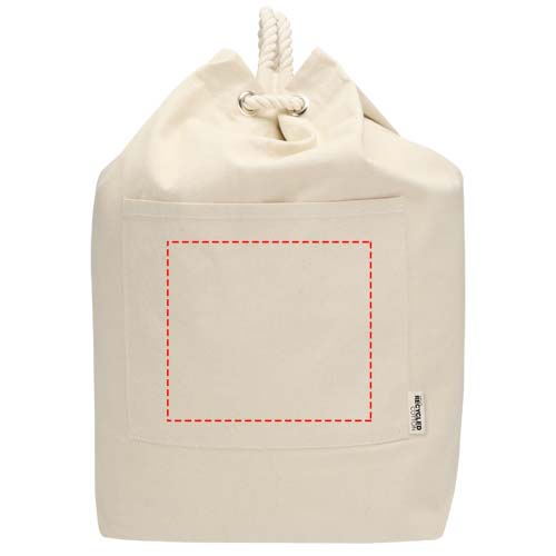 Florida 270 g/m² GRS-zertifizierter Seesack aus Recyclingmaterial, 15 l