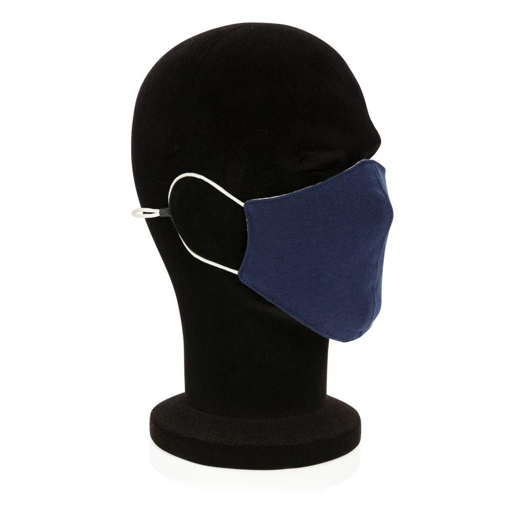 Wiederverwendbare 2-lagige Baumwoll-Gesichtsmaske
