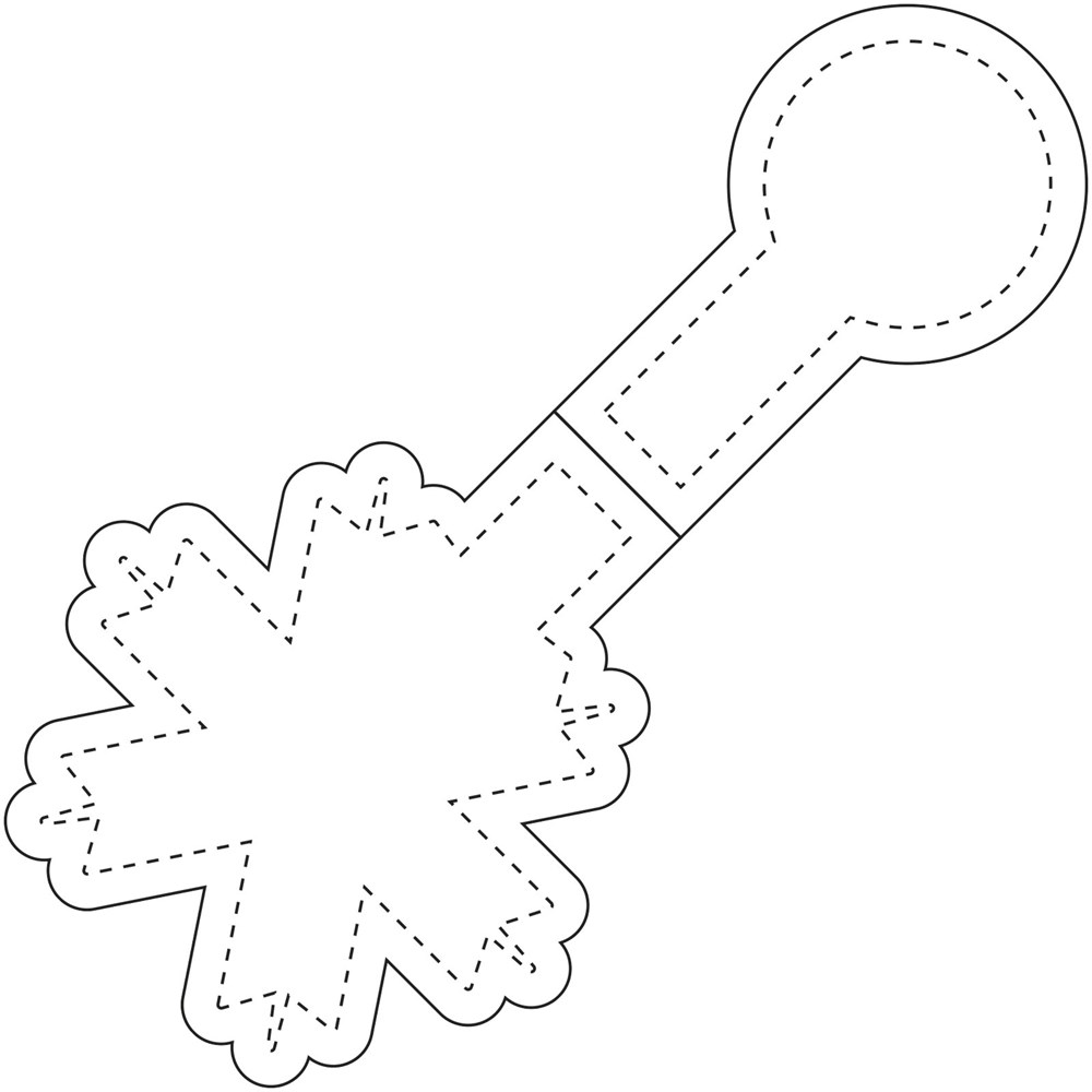 RFX™ M-10 Reflektierender TPU-Magnet Schneeflocke 