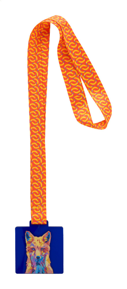 Subdal Colour Square - Individuelle Medaille - blau/transparent