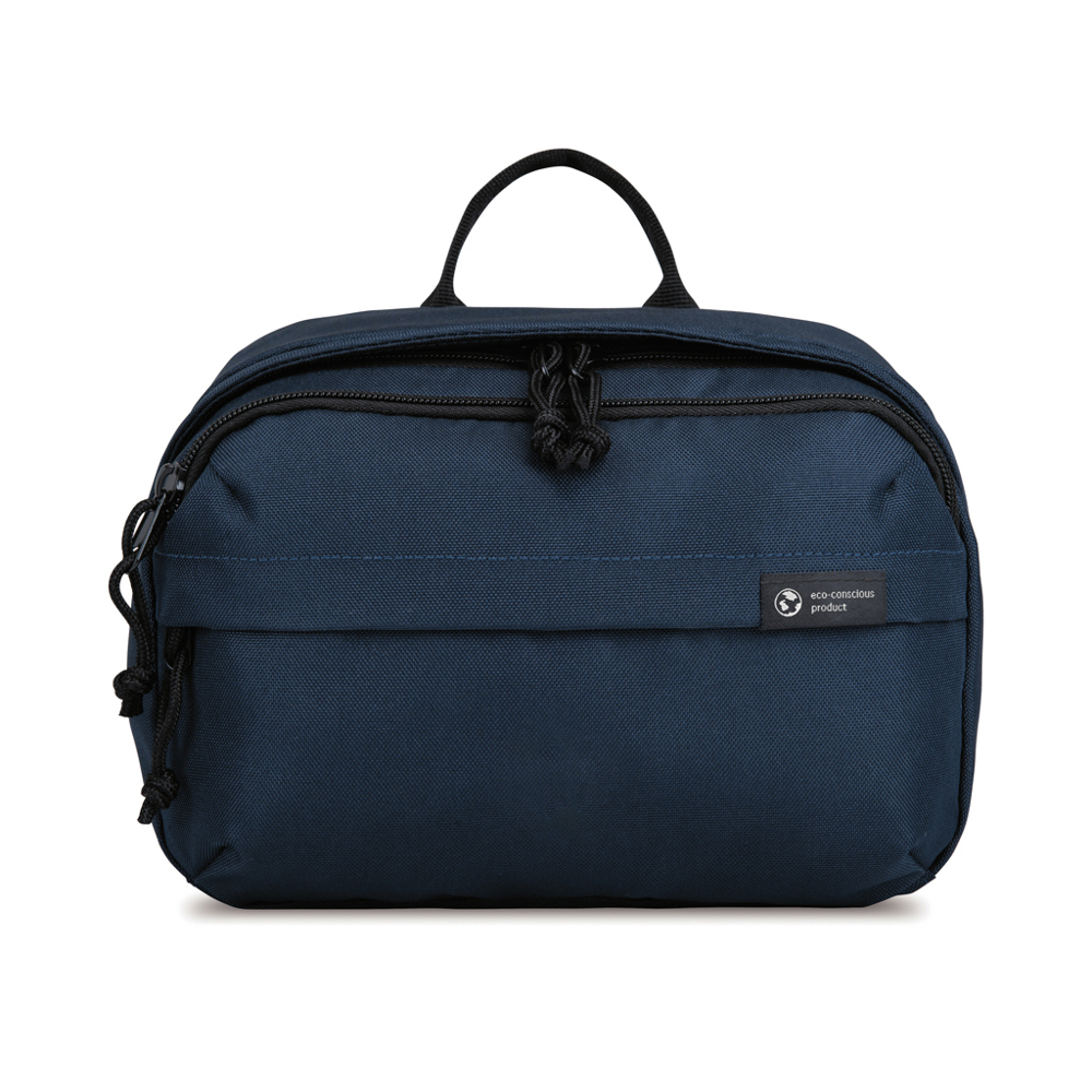 Renew AWARE™ rPET Kosmetiktasche - navy blau (± PMS navy)