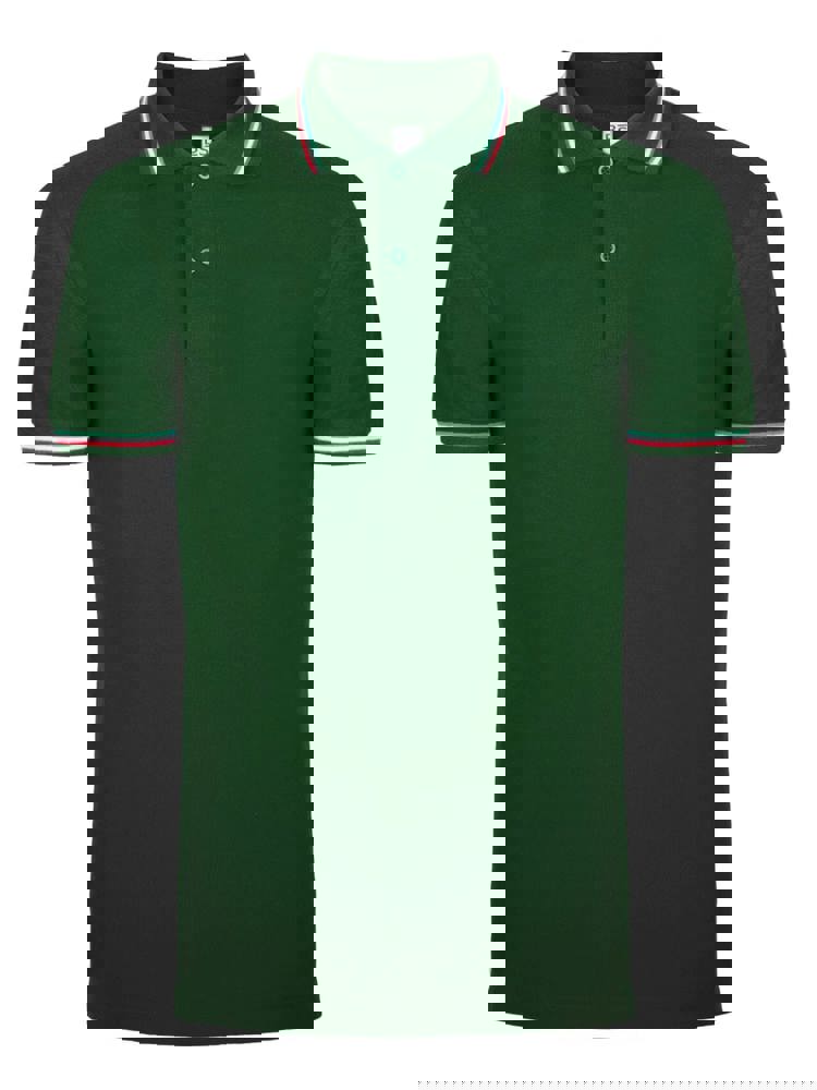 BS Italy Polo, 200 gr/m² - Flaschengrün (PMS 2411C)