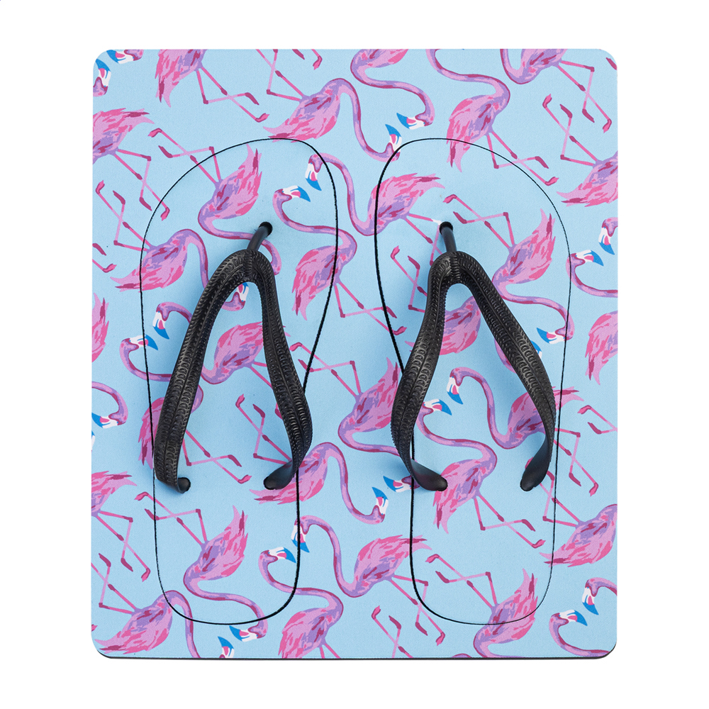 Suboslip - Zehensandalen mit Sublimationsdruck - weiß/schwarz