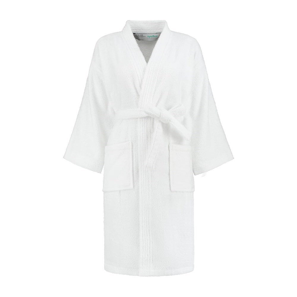 Sophie Muval Bademantel, 380 gr/m² - Weiß (WHITE)