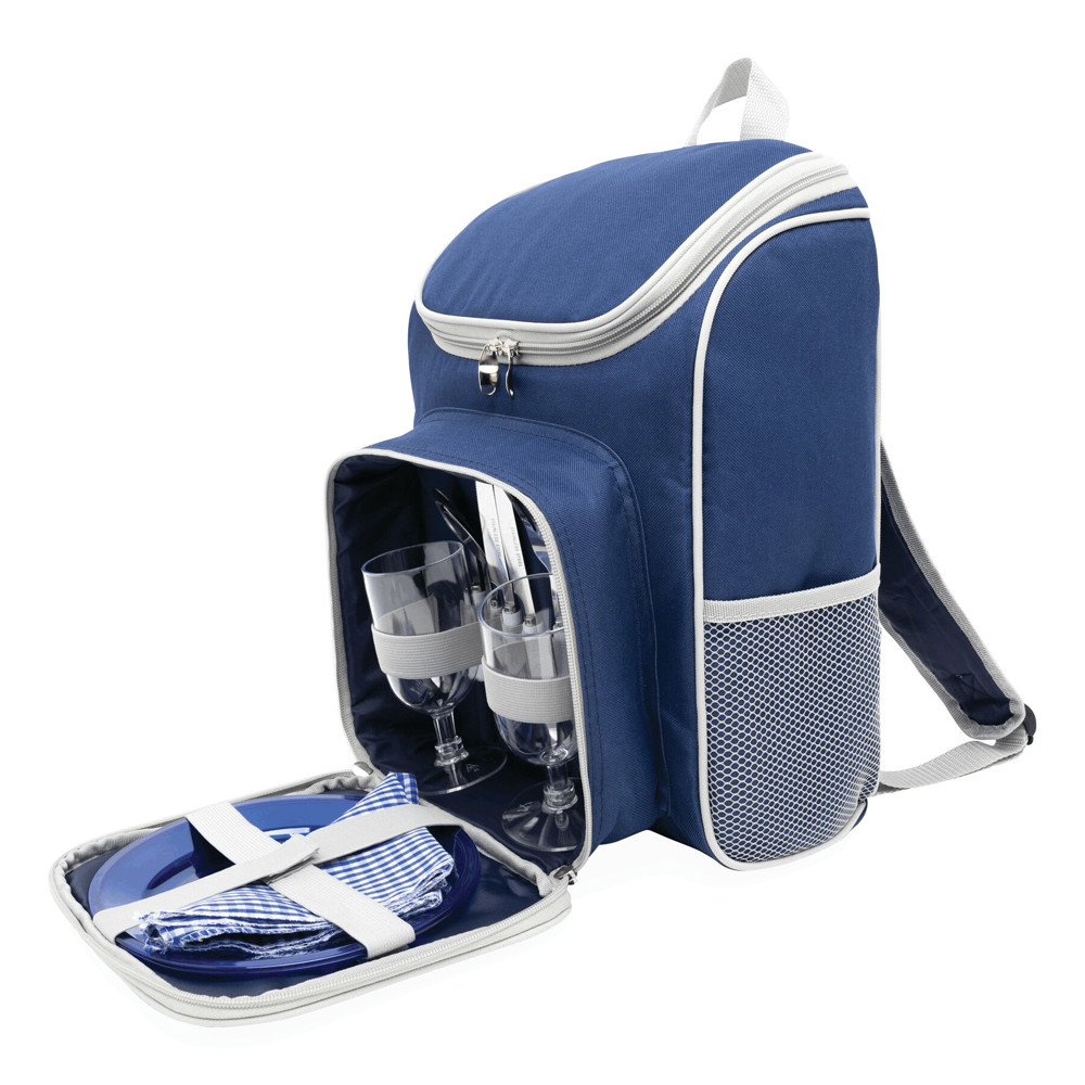 OUTSIDE - Picknick-Rucksack - blau, grau
