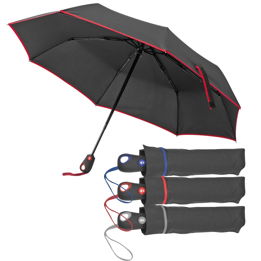 Taschenschirm aus Pongee mit Fiberglas Gestänge