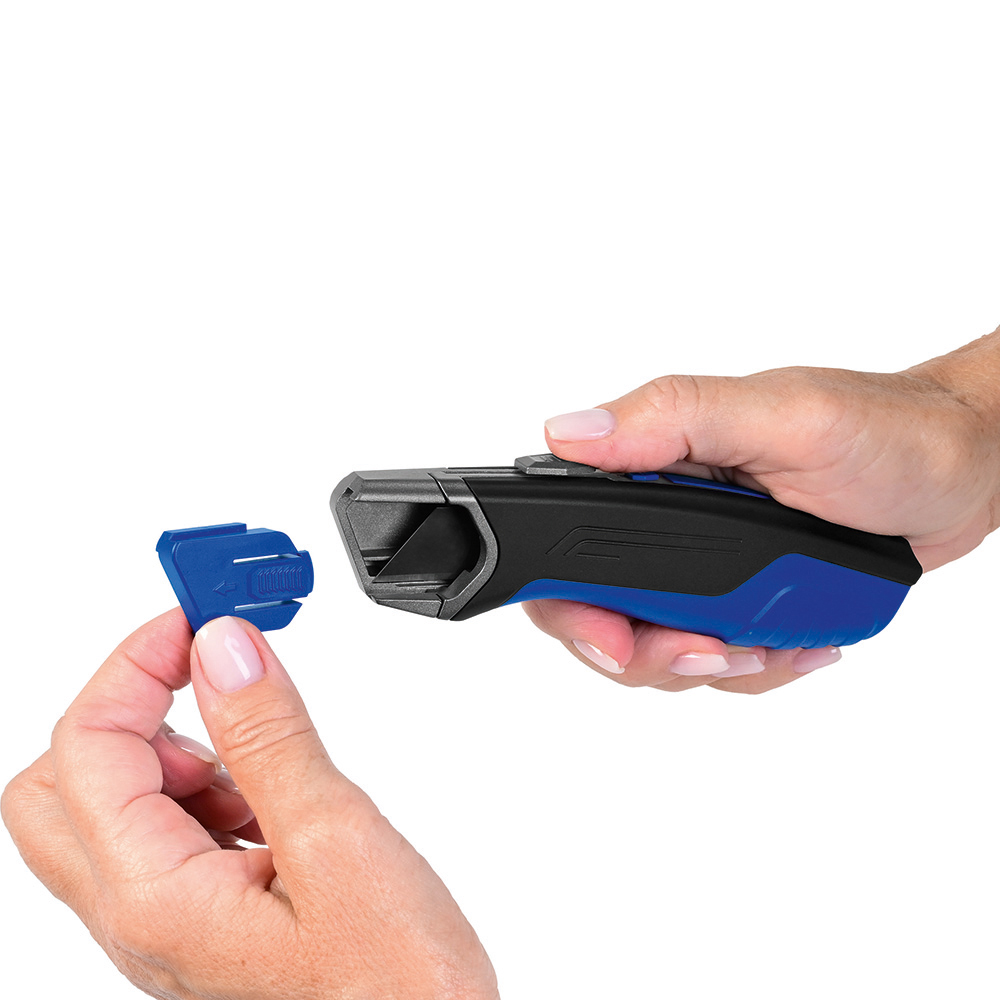 Sicherheitsmesser "Protect Cut HP blau"