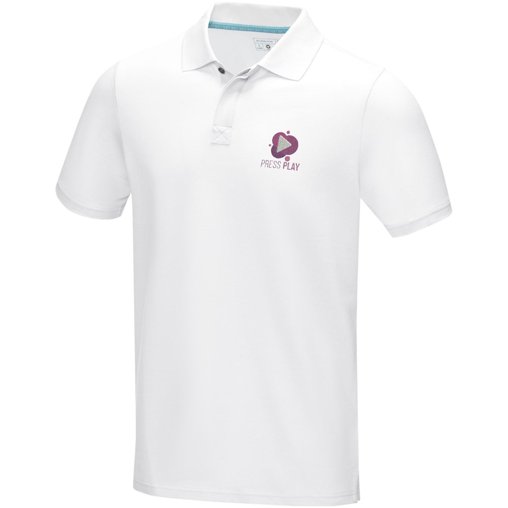 Graphite Poloshirt aus Bio-Baumwolle für Herren