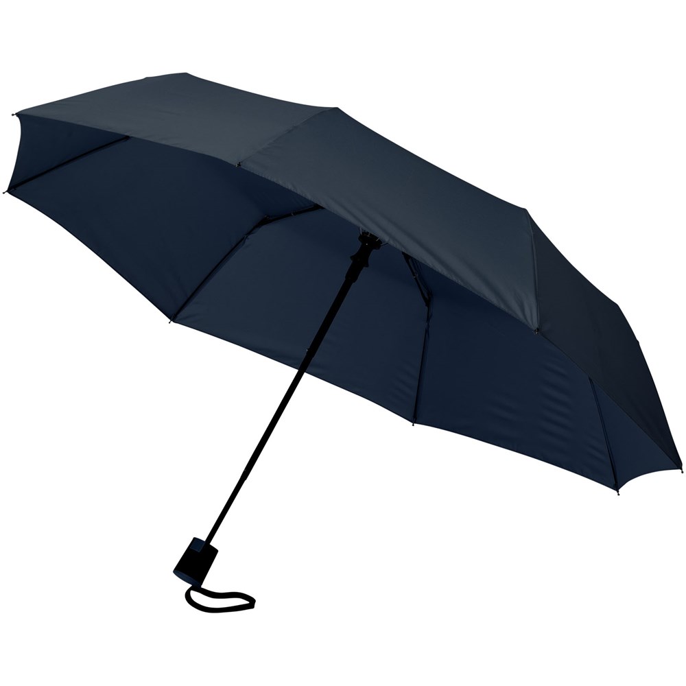 Wali 21" Automatik Kompaktregenschirm - navy