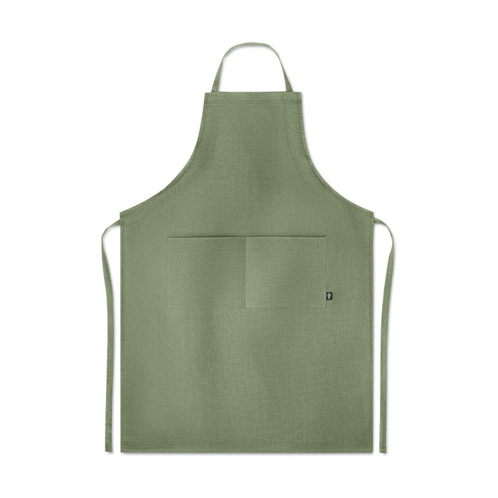 NAIMA APRON - Hanf Küchenschürze 200g/m² - grün