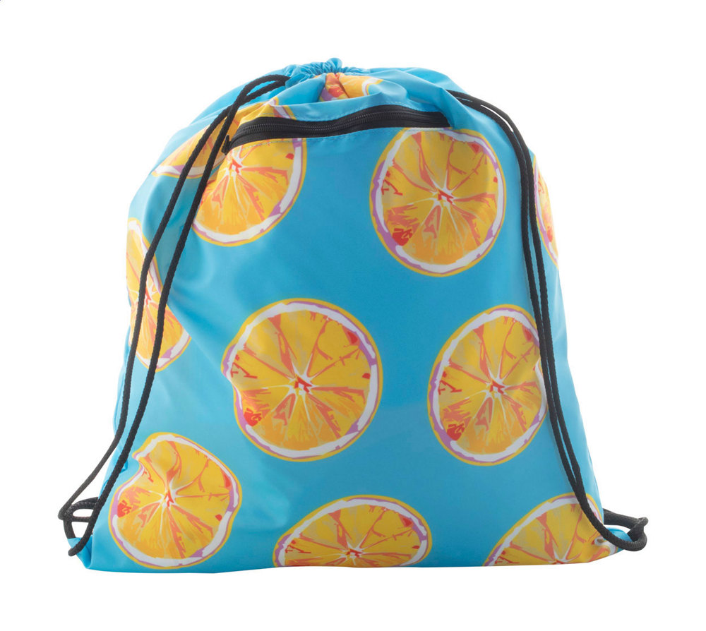 CreaDraw Zip - Individueller Turnbeutel - schwarz/weiß