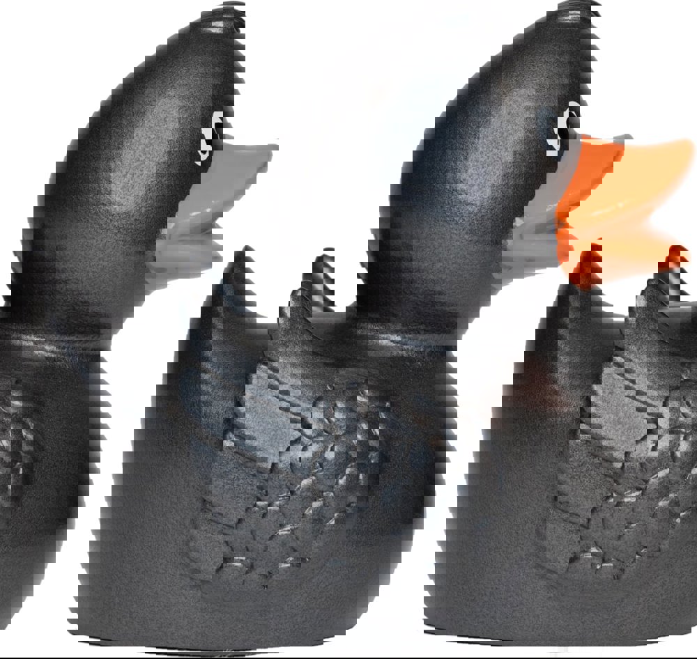 Quietsche-Ente, anthrazit, 7,5 cm