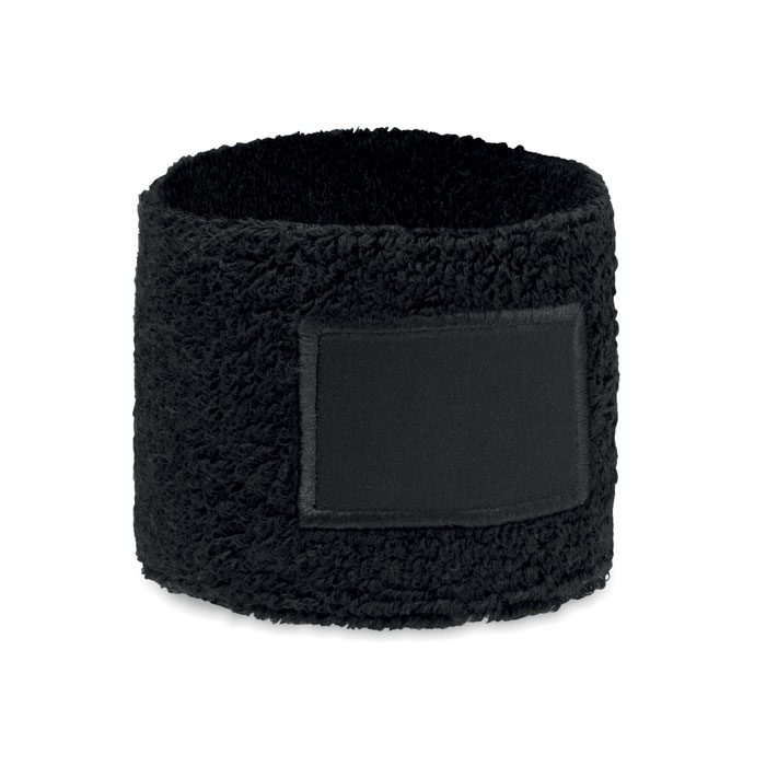 TEKUBI - Schweißarmband Polycotton - schwarz