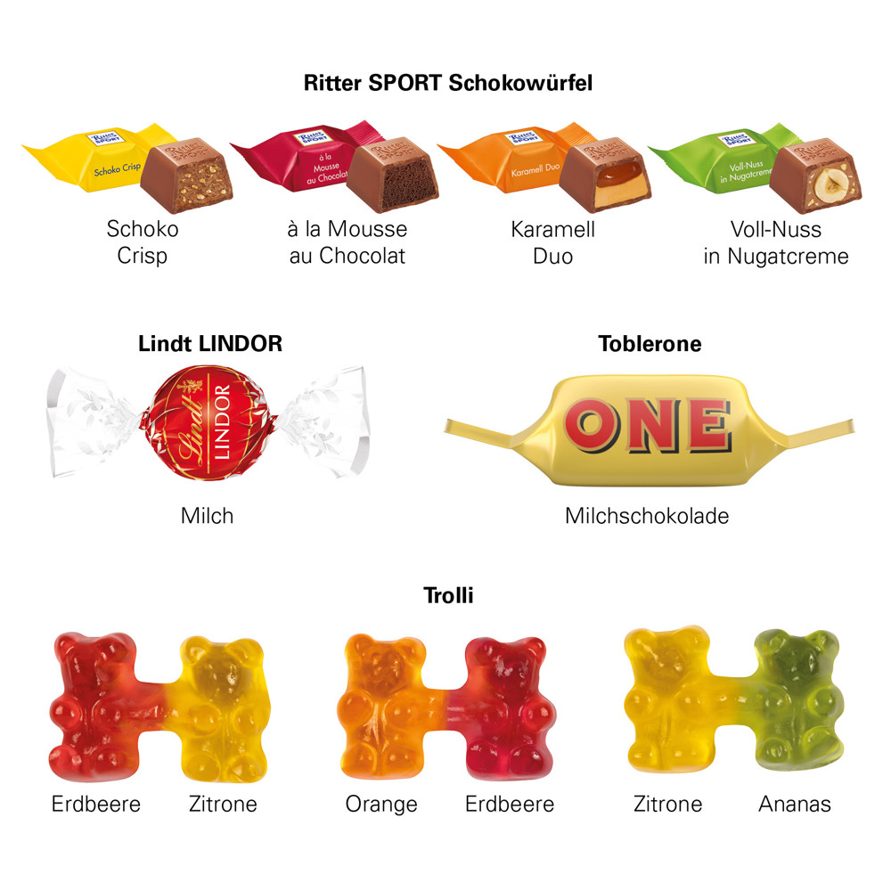 Adventskalender Eco L, Toblerone Tiny